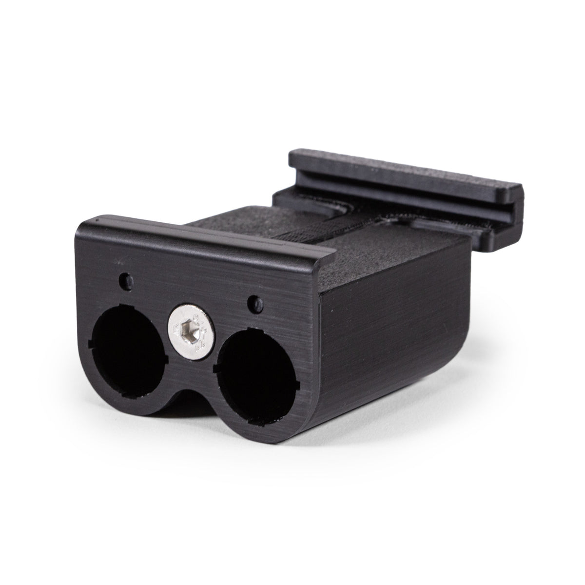 Dual black seat bracket switch mount 3/4 front