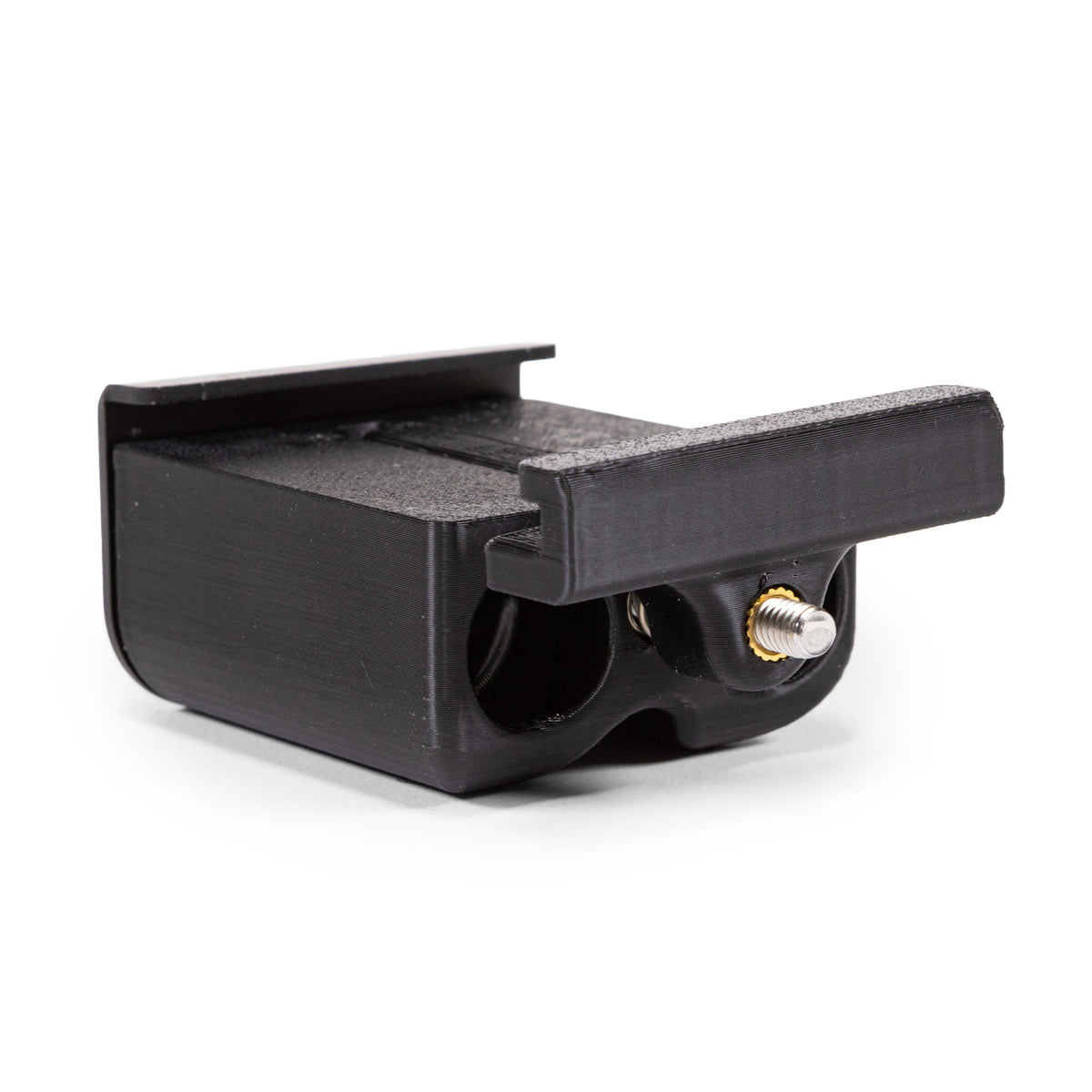 Dual black seat bracket switch mount 3/4 rear