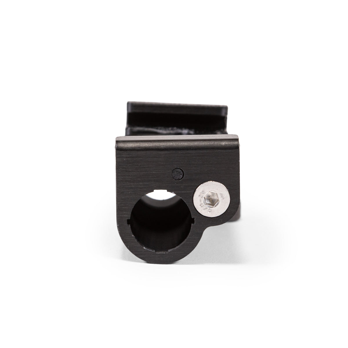 Single black seat bracket switch mount front facing