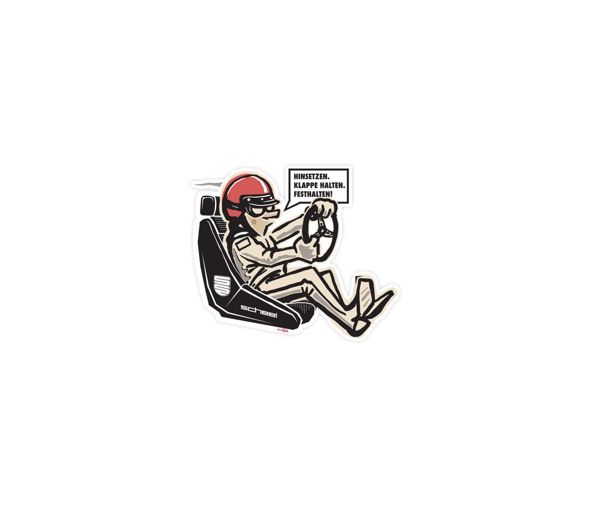 The Driver Sticker — scheel-mann x TODD W COOK x ZWECK