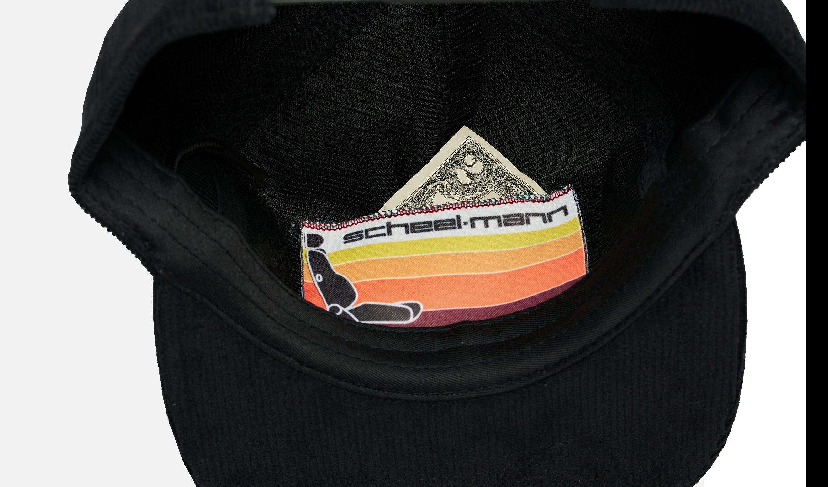 Unstructured Corduroy Strapback Hat - Leather Patch Logo
