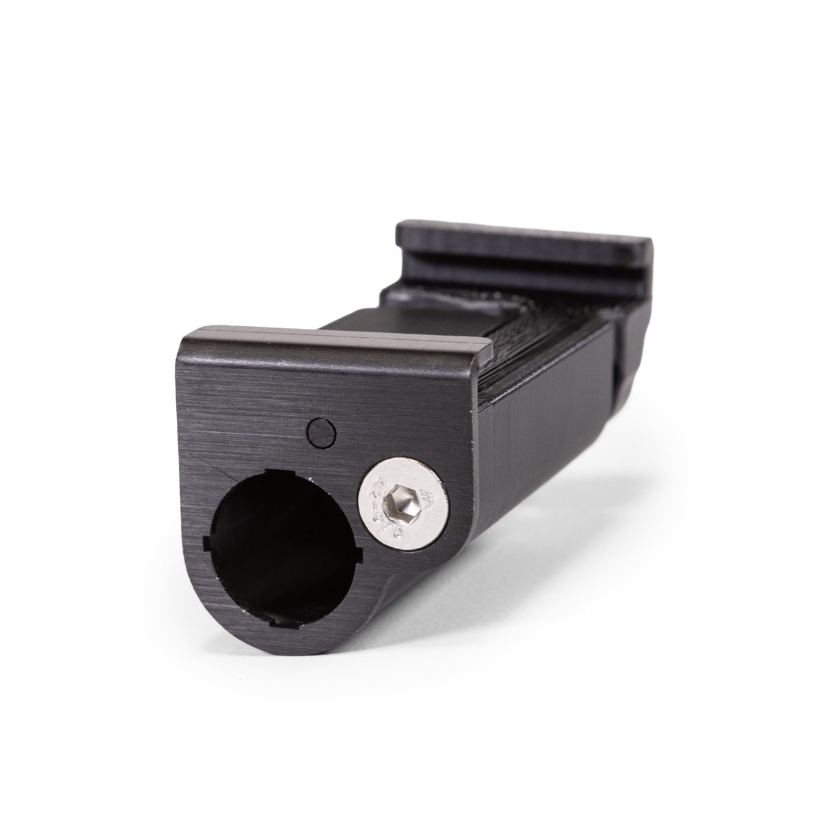 Single black seat bracket switch mount 3/4 front