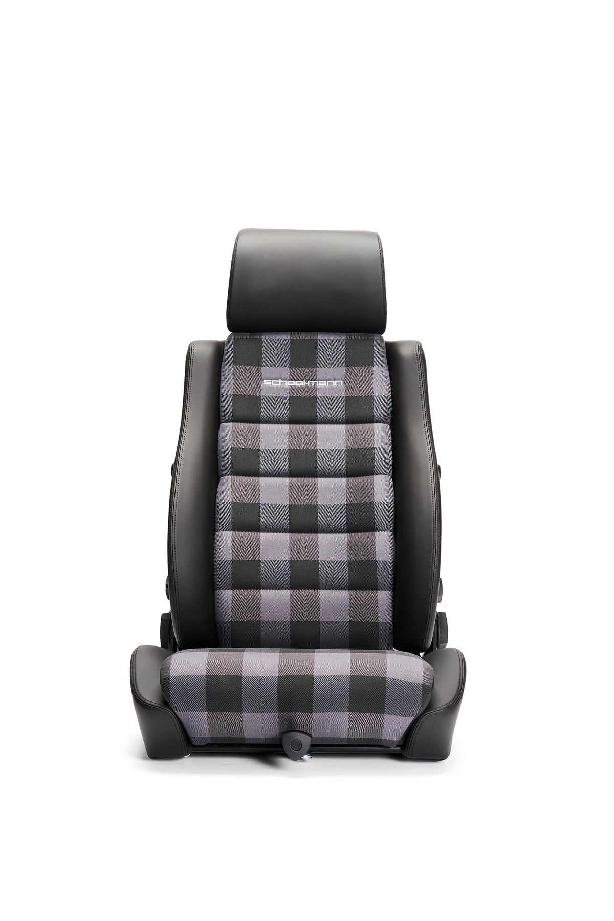 Black Vario F seat in Rodeo fabric, front facing shot