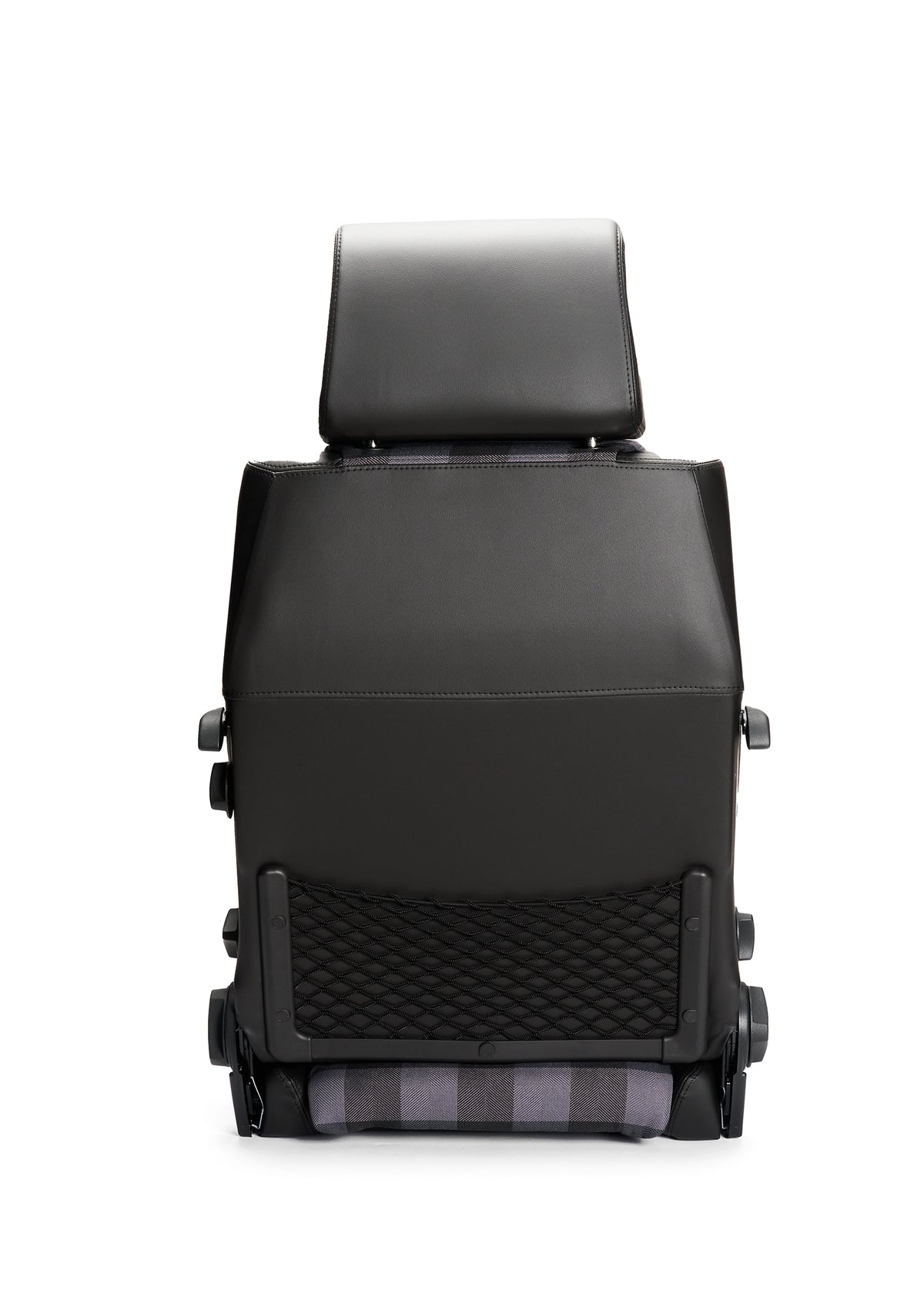 Black Vario F seat in Rodeo fabric, seat back detail
